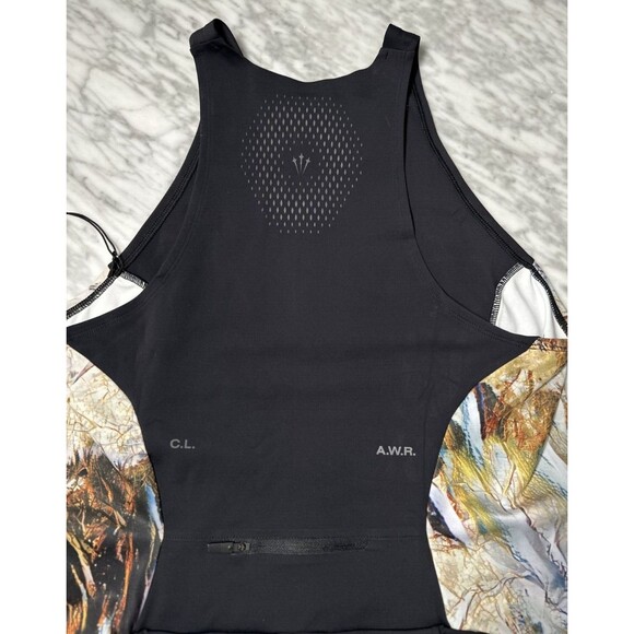 Nike Women’s XXL Drake Nocta Run Unitard Leotard Black Camo NEW FB1792-010 - Picture 8 of 16